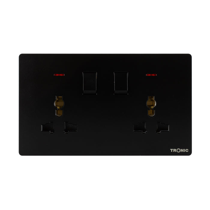 Tronic Universal Switch Socket Twin