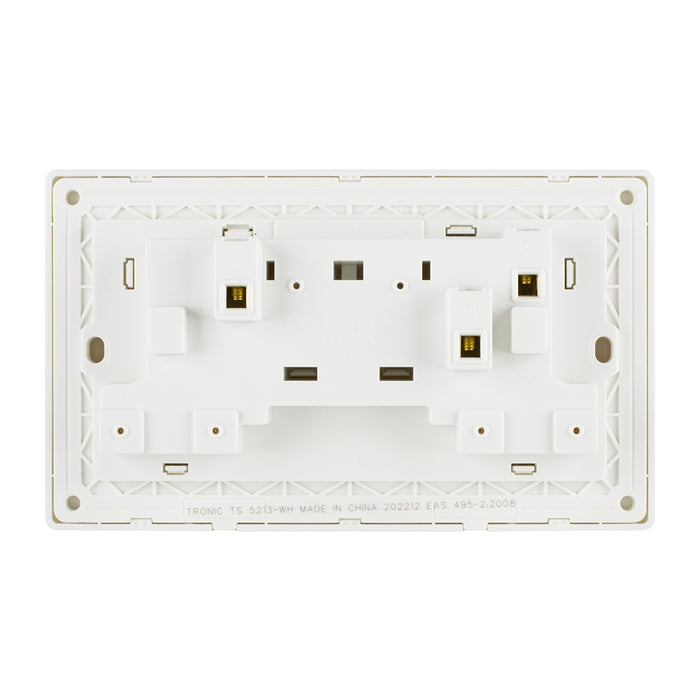 Tronic Twin Switch Socket with Neon - Image 6