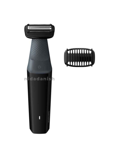 Philips Electric Body Shaver 3 Combs Cordless, Rechargeable, Wet & Dry BG3010