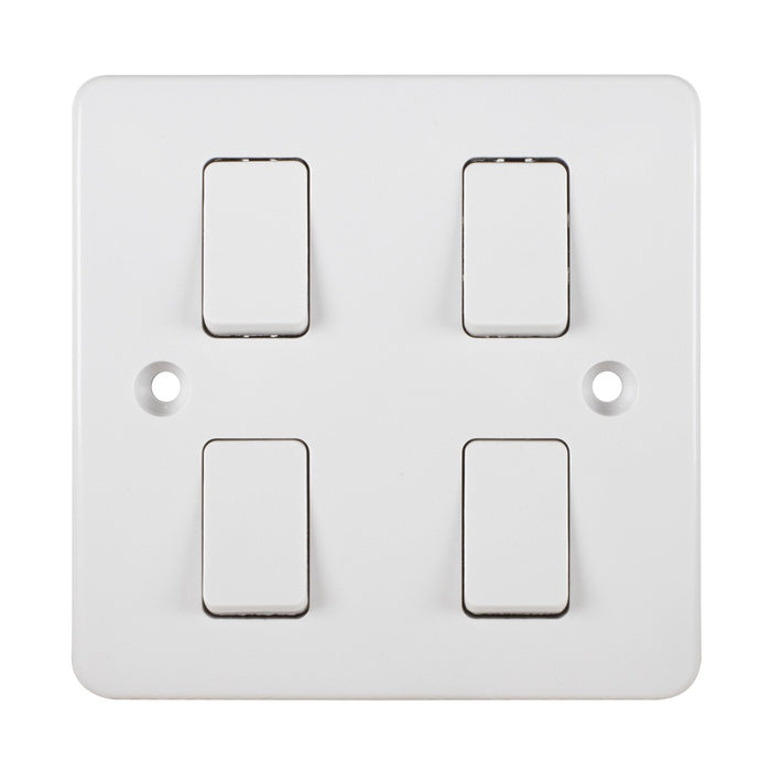Tronic 4 Gang 2 Way Switch