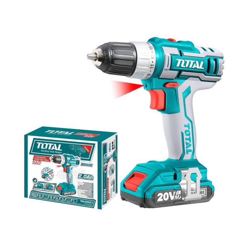 Total Drill Machine Cordless Li-Ion TDLI20021 - Image 2