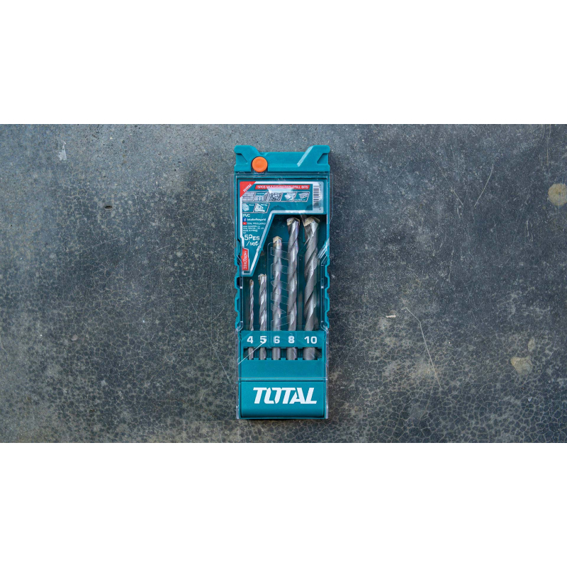 Total Multi Function Drill Bits Set 5pcs TACSD7156