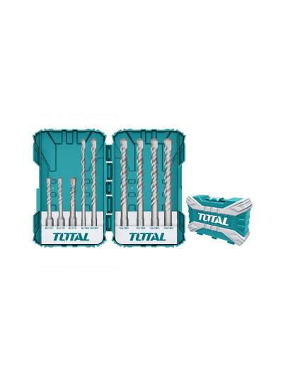 Total Drill Bit Set SDS Plus Pack of 9 TACSDL30901