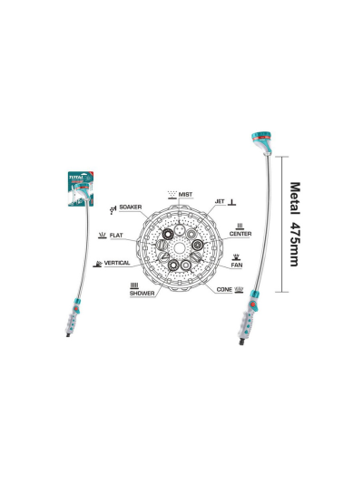 Total Garden Water Sprinkler Water Wand 28" THWW092