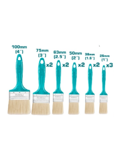 Total Paint Brush Set 12pcs THT84501201