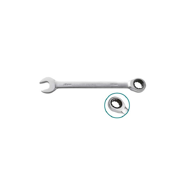 Total Spanner Combination Ratchet Type 13mm TCSPAR131 - Image 2