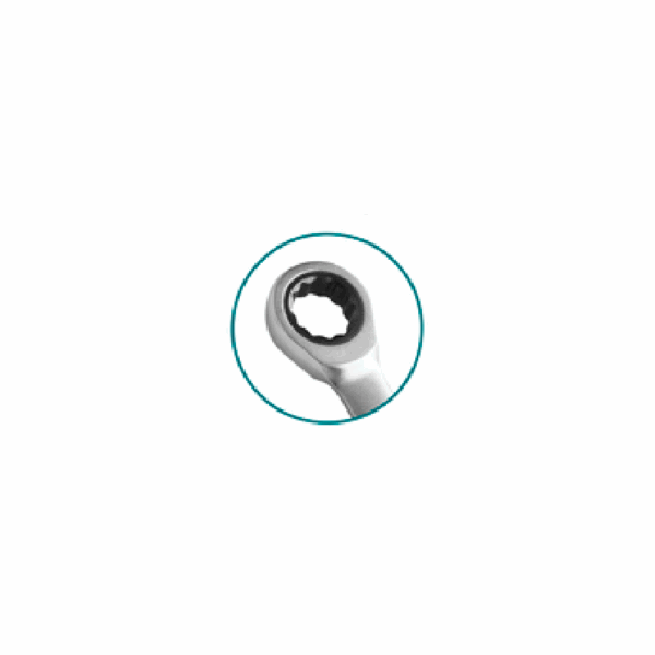Total Spanner Combination Ratchet Type 14mm TCSPAR141 - Image 2