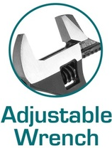 Total Adjustable Wrench 6" 2 in 1 THT1016S - Image 5
