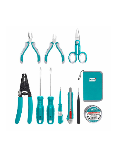 Total Tool Box Electricians Set 11pcs TKETS0111