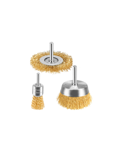 Total Wire Brush Set Pack of 3 TAC310031