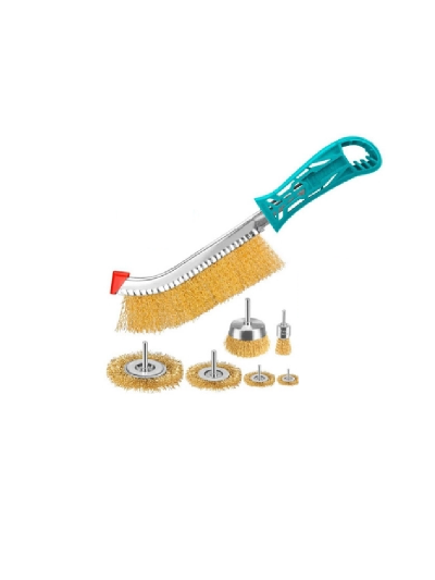 Total Wire Brush Set Pack of 7 TAC310071