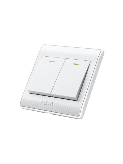Total 2 Gang Switch Electric 1 Way 16A THESSH02101
