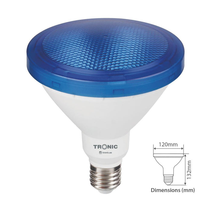 Tronic 15W PAR38 Blue LED Bulb - Image 4