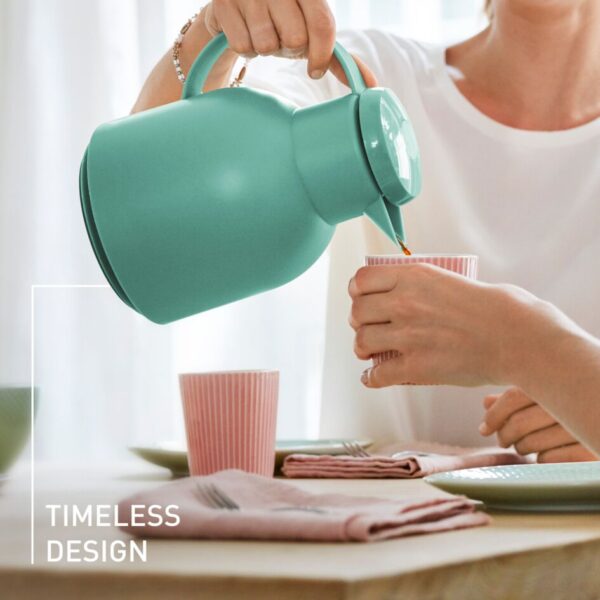 Tefal Samba Jug 1 Liter Green Isothermal Jug Translucent Vacuum Flask Plastic-Polypropylenex (PP) Glass Liner F4010210 - Image 10