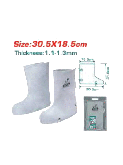 Total Welding Shoe Cover Leather 30.5 x 18.5cm Good Durability, Flexibility, Medium Heat and Abrasion Resistance TSPWL01
