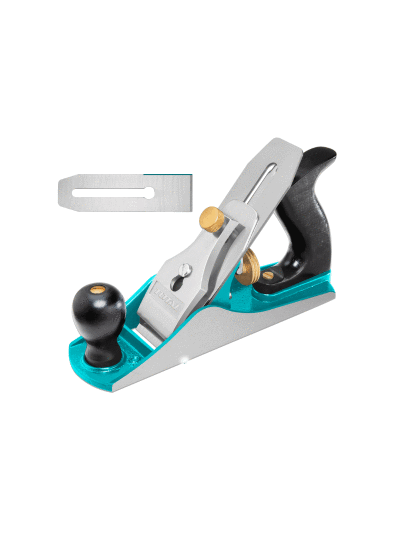 Total Manual Bench Planer 10"/250mm with Solid Brass Cutter Adjustment, Fully Machined and Polished Knob THTP0204