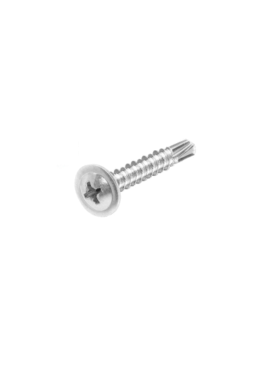 Total Self Drilling Truss Head Screw 8x1-1/4" for Phillips Drive, Zinc Plated Finish 320pcs THWTD81141