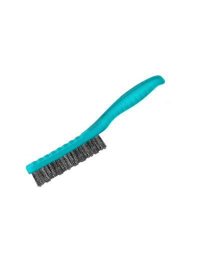 Total Steel Wire Brush 270mm with Plastic Handle TAC3804051