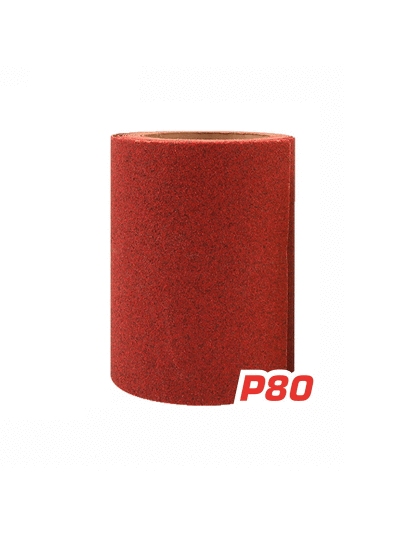 Total Sand Paper Suitable for Sanding Wood, Wall and Metal 11.5 x 500cm P80 TAC760804
