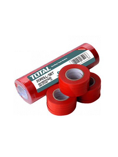 Total Garden Plant Tying Machine Stretch Tie Tape 25m Lightweight, Stretchy, Non Sticky, Does Not Damage The Plant's Stems (20 Roll Set) THTPTM1251T