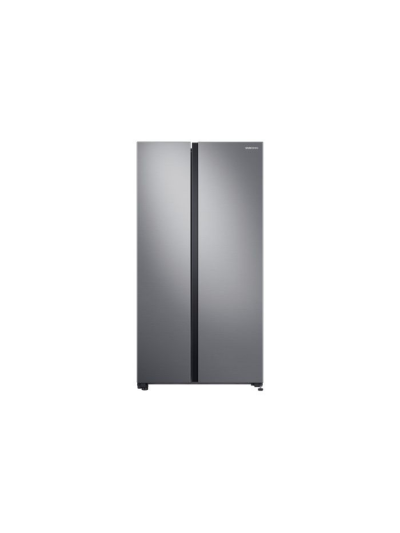 Samsung Refrigerator 655L with Sleek & Seamless Design, Digital Inverter, Side by Side Door, SpaceMax, FlexZone, DIT, Metal Cooling Silver RS62R5005M9