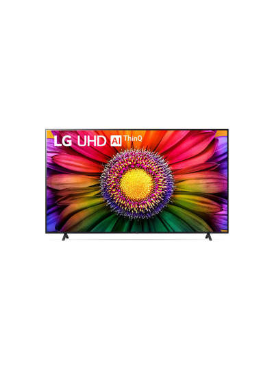 LG LED UHD LA 86" 4K Ultra HD Smart TV Frameless UR80 Series, Webos Smart Ai Thinq, Magic Remote, 3 Side Cinema, HDR 10, HLG, Ai Sound Pro (5.1.2ch), 2 Pole Stand 86UR80006LA