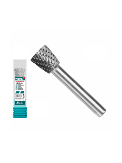 Total Drill Bit Tungsten Carbide Rotary Burrs, Shank 6mm Head 8mm TAKC1004