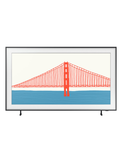 Samsung 65" QLED 4K The Frame TV with Art Mode, Customizable Bezel, Dual LED, PC on TV, AI Upscaling, Solar Cell Remote 65LS03A