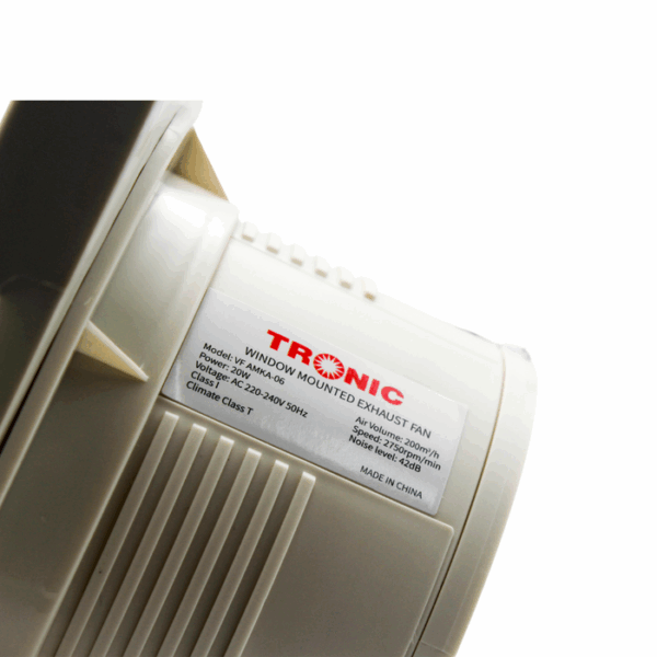 Tronic Window Mounted Ventilation Fan 6 inch - Image 3