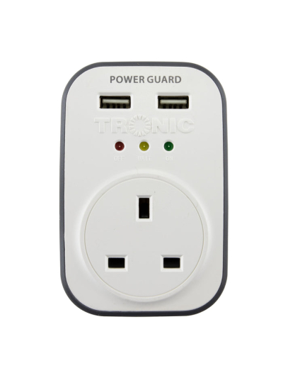 Tronic Power Guard with 2 USB Ports 13Amps