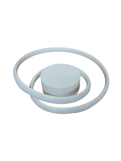 Tronic Modern Design White Trio LED Ceiling Light Three Colour