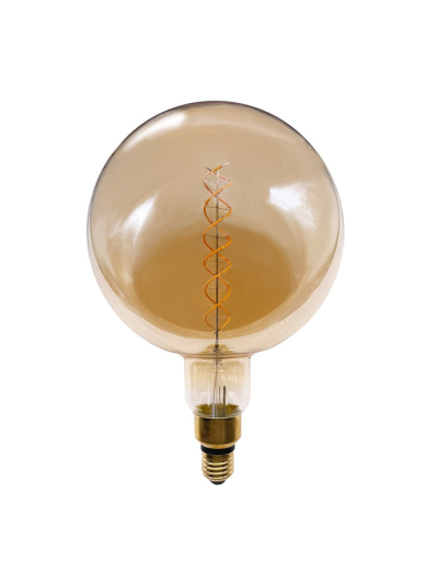 Tronic Glass Round Vintage Bulb 8W E27 (Screw Type)