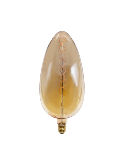 Tronic Glass Egg Shaped Vintage Bulb 8W E27 (Screw Type)