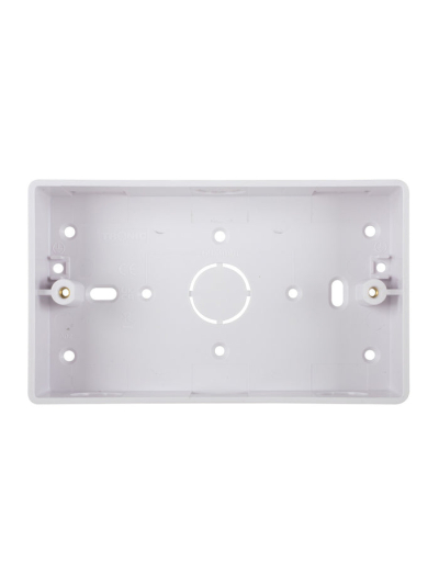 Tronic Twin PVC Mounting Box