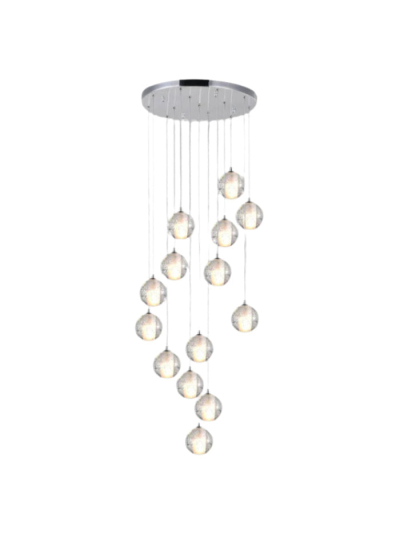 Tronic G9 Pendant Lamp WH 2024-G914-08-CH