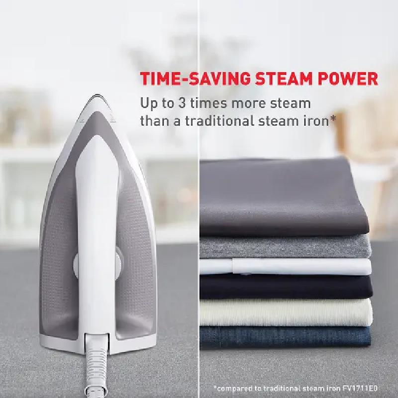 Tefal Express Optimal Steam Generator Iron 2200W with 1.2L Tank 1.6m Power Cord Ceramic Soleplate SV4111G0 - Image 8