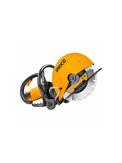 Ingco Power Cutter 2800W 355mm with Wheels Suitable for Cutting Concrete, Stone, Brick and Paving Materials PC3558