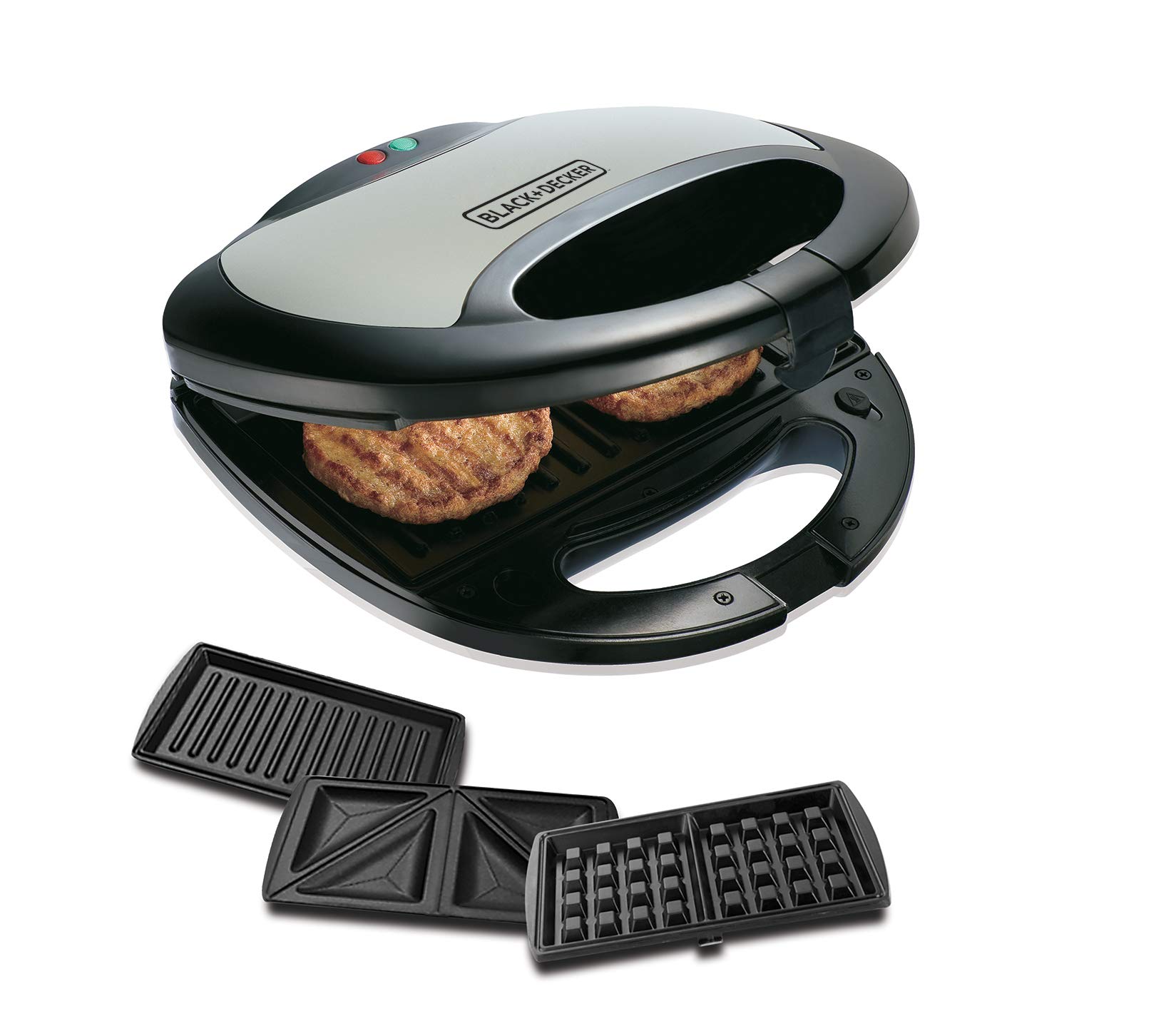 Nikai Sandwich Grill & Waffle Maker 750W 3 Detachable Plate Cool Touch Housing Pilot Light Indicator Cool Touch Housing NGT323D - Image 5