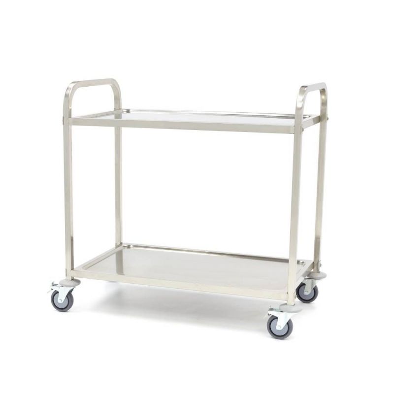 Generic Commercial Food Serving Trolley Stainless Steel - Image 2