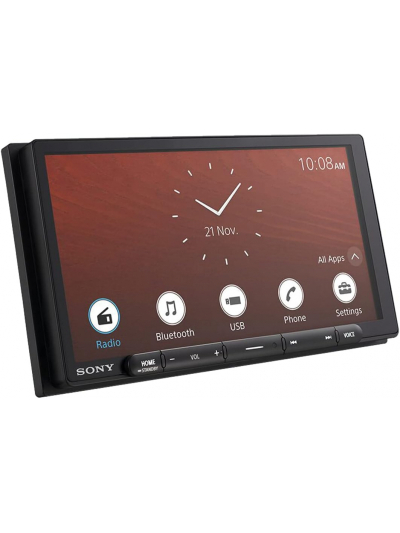 Sony 6.95" Multimedia Receiver with Wireless Apple CarPlay/Android Auto, HDMI Video Input and Maestro Ready, Frameless Touchscreen, Antiglare display, Type-C USB, Digital Clarity Tuner With Bluetooth XAV-AX6000