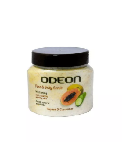 Odeon Face & Body Scrub Rejuvenating, Natural Detox, Whitening, Extra Nourishment, Refreshing, Natural Nourishment, Blemish Free 300ml