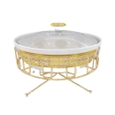 Nadstar Chafing Dish for Buffet Stoves Made of Ceramic Soup Pot Porcelain Food Serving 236-61
