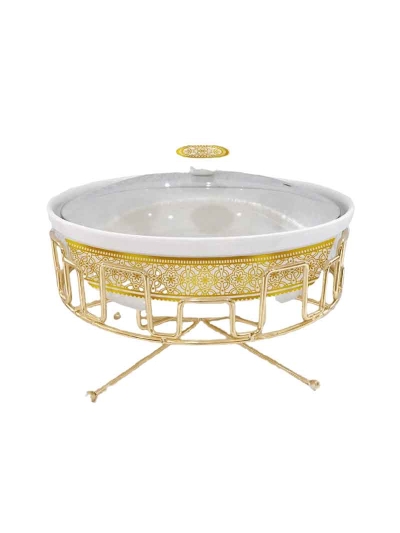 Nadstar Chafing Dish for Buffet Stoves Made of Ceramic Soup Pot Porcelain Food Serving 236-61