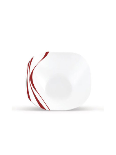 La Opala Bowl Multipurpose Bowl Flowered Midnight Red 145mm 0425