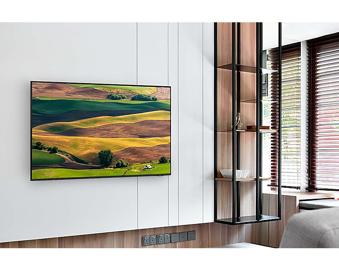 Samsung 43" LED 4K Crystal UHD Smart TV, Air Slim Design, Game Mode, Ambient Mode, Q-Symphony 43AU8000