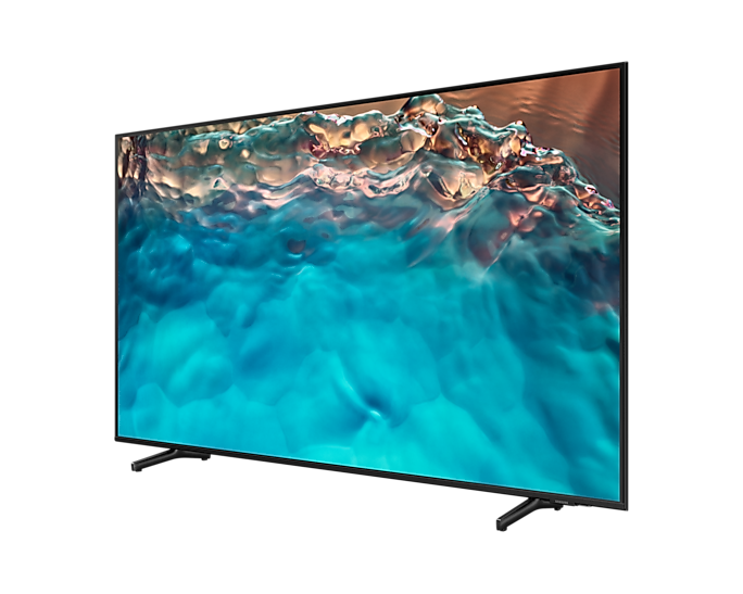 Samsung 65" LED 4K Crystal UHD Smart TV, Air Slim Design, Smart Hub, HDR, Motion Xcelerator, OTS Sound, Solarcell Remote 65BU8000