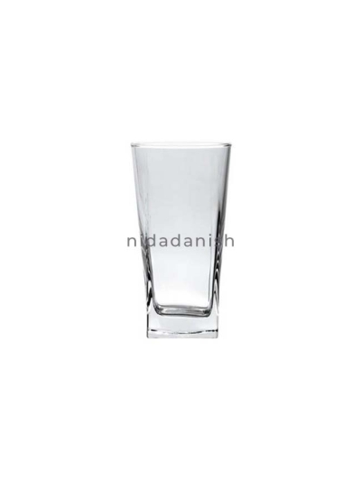 Pasabahce Carre 6pcs Long Tumbler 305cc V Block Antimicrobial Technology 41300