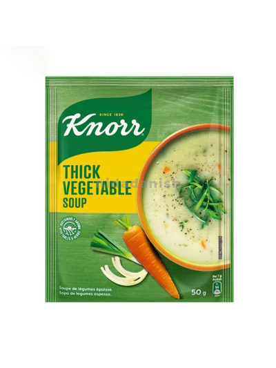 Knorr Packet Soup 50gm Thick Vegetable Pack of 10