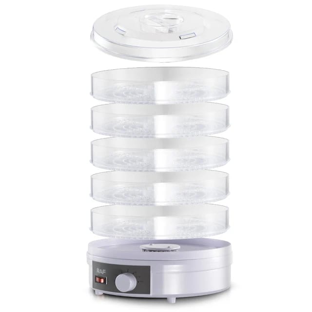 RAF Fruit Dehydrator 5 Trays 350W, Adjustable Temperature, Simple Operation R.6800 - Image 4