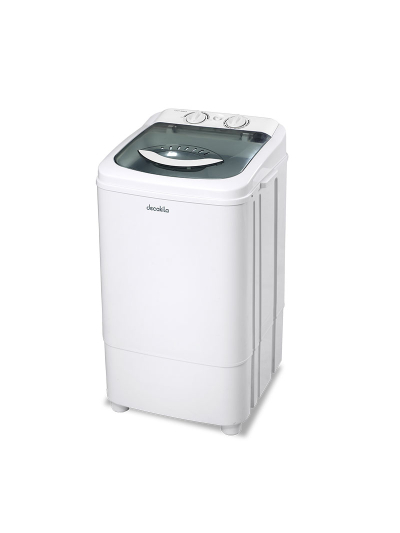 Decakila Washing Machine 7kg Wash Top Load Single Tub Capacity Wash Timer Wash Drain Selector Lint Filter KEDM004W